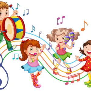 Gesangssunterricht in der Gruppe